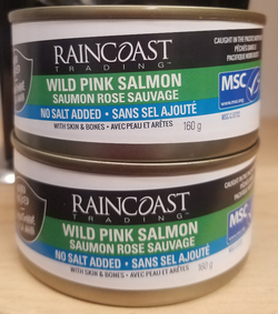 Salmon, Wild Pink - No Salt (Raincoast)